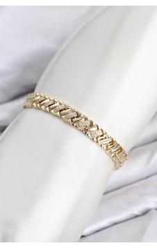 Cm Geometrik Model Zirkon Taşlı Vıp Seri Gold Renk Pirinç Kadın Bileklik Çok Renkli Cm Geometrik Model Zirkon Taşlı Vıp Seri Gold Renk Pirinç Kadın Bileklik Çok Renkli
