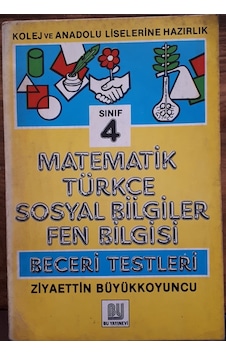 4.Sınıf Beceri Testleri Konu Soru1987 Yılı Basımıbeceri Testler