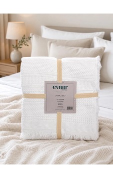 Evnur Home Jakarlı Joly Yatak Örtüsü Pike 240x260 Beyaz Evnur Home Jakarlı Joly Yatak Örtüsü Pike 240x260 Beyaz