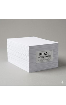 A4 80 G/m² 100 Adet Beyaz Fotokopi Kağıdı