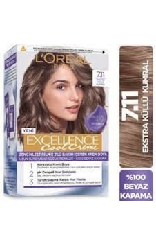 Loreal Excellence Cool Creme 7.11 Ekstra Küllü Kumral Saç Boyası Loreal Excellence Cool Creme 7.11 Ekstra Küllü Kumral Saç Boyası