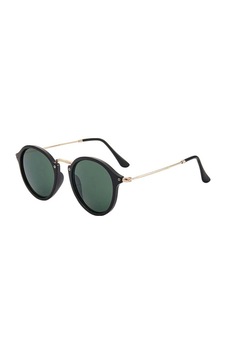Siyah-yeşil Yuvarlak Lentes De Sol Vintage&retro Güneş Gözlüğü Altın - Şeffaf Siyah-yeşil Yuvarlak Lentes De Sol Vintage&retro Güneş Gözlüğü Altın - Şeffaf