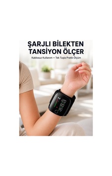 Otomatik Bilekten Tansiyon Ölçer Şarjlı Dijital Ölçüm Cihazı - Hs08378875-1819
