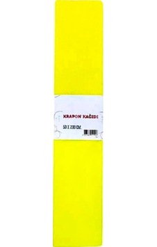 Krapon Kağıdı 50x200 Tek Sarı - 6 Adet Krapon Kağıdı 50x200 Tek Sarı - 6 Adet