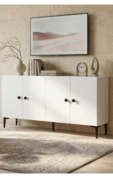 Ka1818b Pella Konsol Ve Tv Sehpası Beyaz 180cm Ka1818b Pella Konsol Ve Tv Sehpası Beyaz 180cm