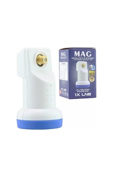 Mag Tekli Lnb Altın Uçlu Sharp Chip 0.1Db Mersat Mag Tekli Lnb Altın Uçlu Sharp Chip 0.1Db Mersat