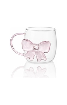 3d Pembe Kristal Fiyonk Figürlü Şeffaf Cam Kupa Feminen Pembe Kulplu Dekoratif Bardak Açık 3d Pembe Kristal Fiyonk Figürlü Şeffaf Cam Kupa Feminen Pembe Kulplu Dekoratif Bardak Açık