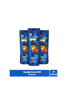 Clear Men Kepeğe Karşı Etkili Şampuan Legend By Cr7 Cristiano Ronaldo 3 x 325 Ml Clear Men Kepeğe Karşı Etkili Şampuan Legend By Cr7 Cristiano Ronaldo 3 x 325 Ml