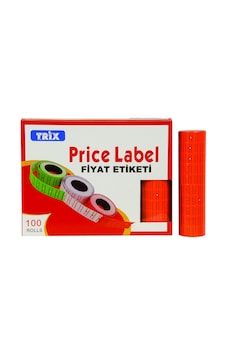 Etiketi- Kırmızı- 100'lü Etiketi- Kırmızı- 100'lü