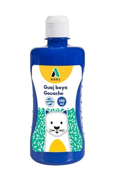 Adel Guaj Boya 500 Ml - Mavi Çok Renkli Adel Guaj Boya 500 Ml - Mavi Çok Renkli