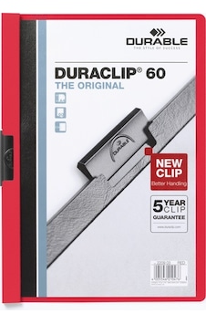 Durable Sıkıştırmalı Dosya Duraclip Ortadan Klipsli 60 Sy A4 Kırm Durable Sıkıştırmalı Dosya Duraclip Ortadan Klipsli 60 Sy A4 Kırm