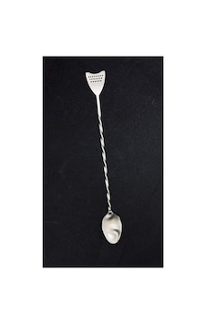 Burgulu Süzgeçli Bar Kaşığı 30 Cm Çok Renkli