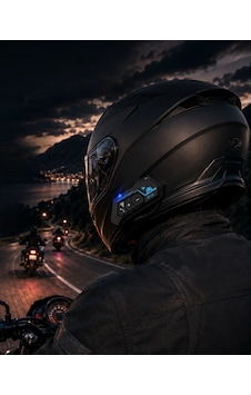 Şarjlı Bluetooth Kask Kulaklığı Nigasyon Ve Müzik Destekli Şarjlı Bluetooth Kask Kulaklığı Nigasyon Ve Müzik Destekli