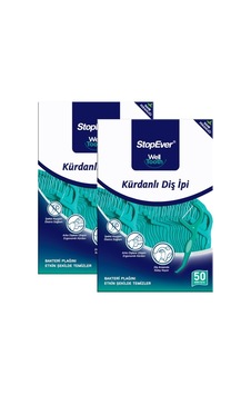 Stopever Well Tooth Kürdanlı Diş İpi 2 x 50'li