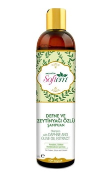 Softem Defne ve Zeytinyağı Özlü Bitkisel Şampuan 400 ML Softem Defne ve Zeytinyağı Özlü Bitkisel Şampuan 400 ML