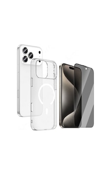 Vendas Apple Uyumlu iPhone 17 Pro Max Kılıf Zore M-safe Şarj Özellikli Şeffaf Kamera Çerçeveli Porto Kapak + Hayalet Ekran Koruyucu Şeffaf Vendas Apple Uyumlu iPhone 17 Pro Max Kılıf Zore M-safe Şarj Özellikli Şeffaf Kamera Çerçeveli Porto Kapak + Hayalet Ekran Koruyucu Şeffaf