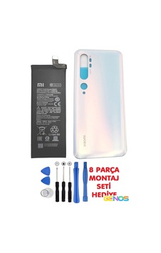 Xiaomi Mi Note 10/mi Note 10 Pro Arka Cam Kapak Batarya Pil Kapağı Beyaz+ Batarya Pil Bm52+tamir Set Xiaomi Mi Note 10/mi Note 10 Pro Arka Cam Kapak Batarya Pil Kapağı Beyaz+ Batarya Pil Bm52+tamir Set