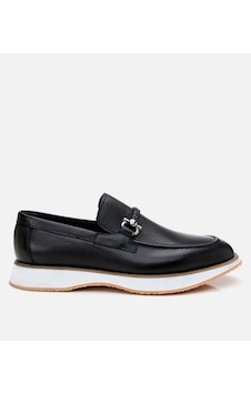 Hotiç Erkek Deri Siyah Spor Tabanlı Klasik Loafer Hotiç Erkek Deri Siyah Spor Tabanlı Klasik Loafer