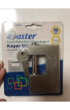 Master Kayar Milli Krom Kilit 90 Mm Master Kayar Milli Krom Kilit 90 Mm