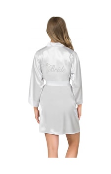 Mtm My The Mall Ekru Kısa Saten Bride Sabahlık Ekru Mtm My The Mall Ekru Kısa Saten Bride Sabahlık Ekru