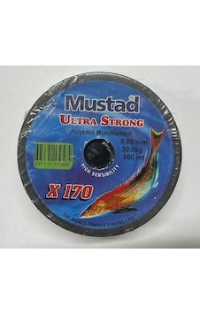 Mustad Ultra Strong 500 Mt 0.80 Mm 30 Kg Misina Mustad Ultra Strong 500 Mt 0.80 Mm 30 Kg Misina