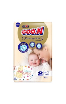 Goon Premium Soft Bebek Bezi  2 Numara 46 Adet