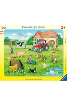Ravensburger 11 Parça Çerçeveli Puzzle Köyde Yaz 050246 Ravensburger 11 Parça Çerçeveli Puzzle Köyde Yaz 050246