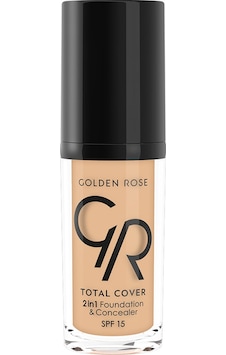 Golden Rose Total Cover 2 In 1 Fondöten & Concealer No:11 Nude 30 ML Golden Rose Total Cover 2 In 1 Fondöten & Concealer No:11 Nude 30 ML