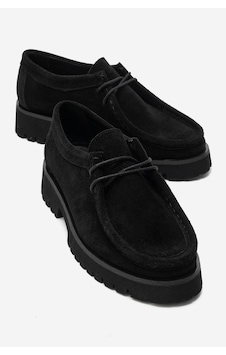 Luvi Shoes Talıa Siyah Süet Hakiki Deri Bağcıklı Kadın Loafer Ayakkabı Luvi Shoes Talıa Siyah Süet Hakiki Deri Bağcıklı Kadın Loafer Ayakkabı