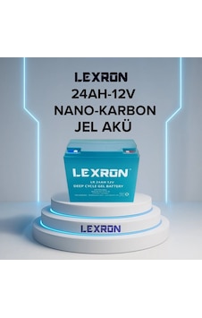 Lexron 24ah 12v Nano-karbon Jel Akü Lexron 24ah 12v Nano-karbon Jel Akü
