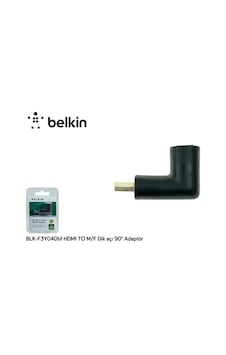 Belkin Blk F3Y040Bf Hdmı To M F Dik Açı 90" Adaptör Kablo Belkin Blk F3Y040Bf Hdmı To M F Dik Açı 90" Adaptör Kablo