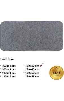 Mouse Pad Masa Üstü Koruyucu 3mm Gri Renk Keçe Klavye Pc Notebook Altı Mouse Pad Masa Üstü Koruyucu 3mm Gri Renk Keçe Klavye Pc Notebook Altı