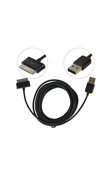 1 Metre Samsung Uyumlu Galaxy Tab Tablet USB Data & Şarj Kablosu