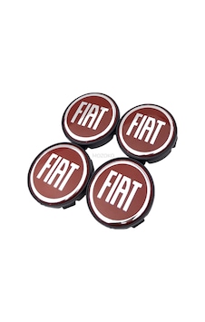 Fiat Logolu Kırmızı 58 Mm Dış 55 Mm İç Çap Geçmeli 3d Jant Göbeği Kapak Seti, 4 Adet Fiat Logolu Kırmızı 58 Mm Dış 55 Mm İç Çap Geçmeli 3d Jant Göbeği Kapak Seti, 4 Adet