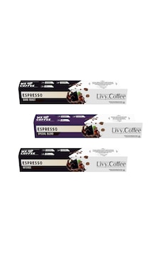 Livy Coffee Nespresso Uyumlu Espresso Kapsül Kahve 3 x 10'lu