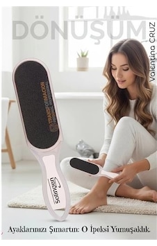 Peeling Çift Taraflı Ayak Törpüsü Nasır Giderici Ölü Deri Pedikür Aleti Solingen Professional 722279
