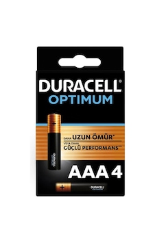 Duracell Optimum Alkalin Aaa İnce Kalem Pil 4'lü Paket