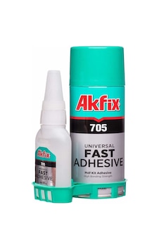 Akfix Hızlı Yapıştırıcı 200 Ml + 50 Gr Set