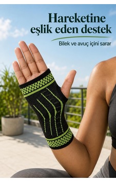 Fitness Ve Antrenman İçin Avuç İçi Destekli Sporcu Bilekliği Açık Parmaklı Siyah Fitness Ve Antrenman İçin Avuç İçi Destekli Sporcu Bilekliği Açık Parmaklı Siyah