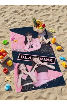 Blackpink Plaj Havlusu "blackpink Plaj Havlusu Şıklık Ve Güç Renkli Blackpink Plaj Havlusu "blackpink Plaj Havlusu Şıklık Ve Güç Renkli