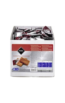 Bisküvi Karamelli Bisküvi Ayrı Ayrı Paketlenmiş 200 Adet X 6 Gr 1200 Gr 1 Kutu