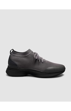 Cabani Triko & Hakiki Dana Deri Füme Erkek Sneaker Gri Cabani Triko & Hakiki Dana Deri Füme Erkek Sneaker Gri