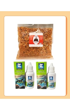 100gr Saf Gammarus + Kaplumbağa Bakım Seti 100gr Saf Gammarus + Kaplumbağa Bakım Seti