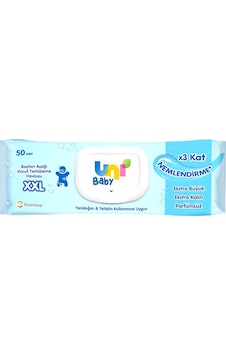 Uni Baby Vücut Temizleme Havlusu Xxl 50'li Tekli Uni Baby Vücut Temizleme Havlusu Xxl 50'li Tekli