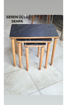 Moleni Seren 3'lü Zigon Sehpa