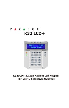 Paradox K32Lcd+ 32 Zon Kablolu Lcd Keypad (Sp Ve Mg Serileriyle Paradox K32Lcd+ 32 Zon Kablolu Lcd Keypad (Sp Ve Mg Serileriyle