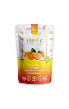 Dondurularak Kurutulmuş Cennet Hurması - Freeze Dry Cennet Hurması 17g Katkısız Çıtır Meyve Atıştırmalığı 17 G