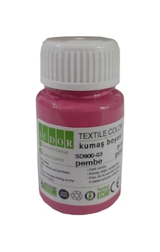 Kumaş Boyası Tişört Çanta Tekstil Boyası 25 Ml 1 Adet Südor Kumaş Boyası Pembe Kumaş Boyası Tişört Çanta Tekstil Boyası 25 Ml 1 Adet Südor Kumaş Boyası Pembe