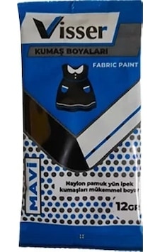 Visser Toz Kumaş Boyası Mavi 12 G