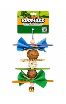 Rodmozz Premium Cevizli Fiyonklu Kemirgen Oyuncağı Rodmozz Premium Cevizli Fiyonklu Kemirgen Oyuncağı